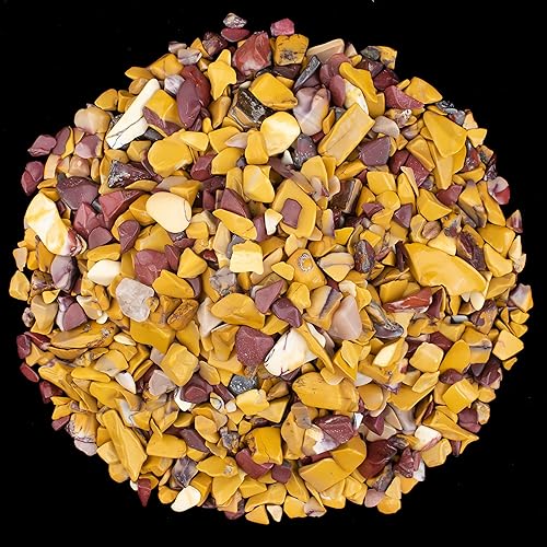 Miniatura 7 de Crocon Chips Jesper de mokaita triturados de 1 libra, piedra a granel, 2000 quilates, piezas de cuarzo natural, forma irregular, piedra preciosa