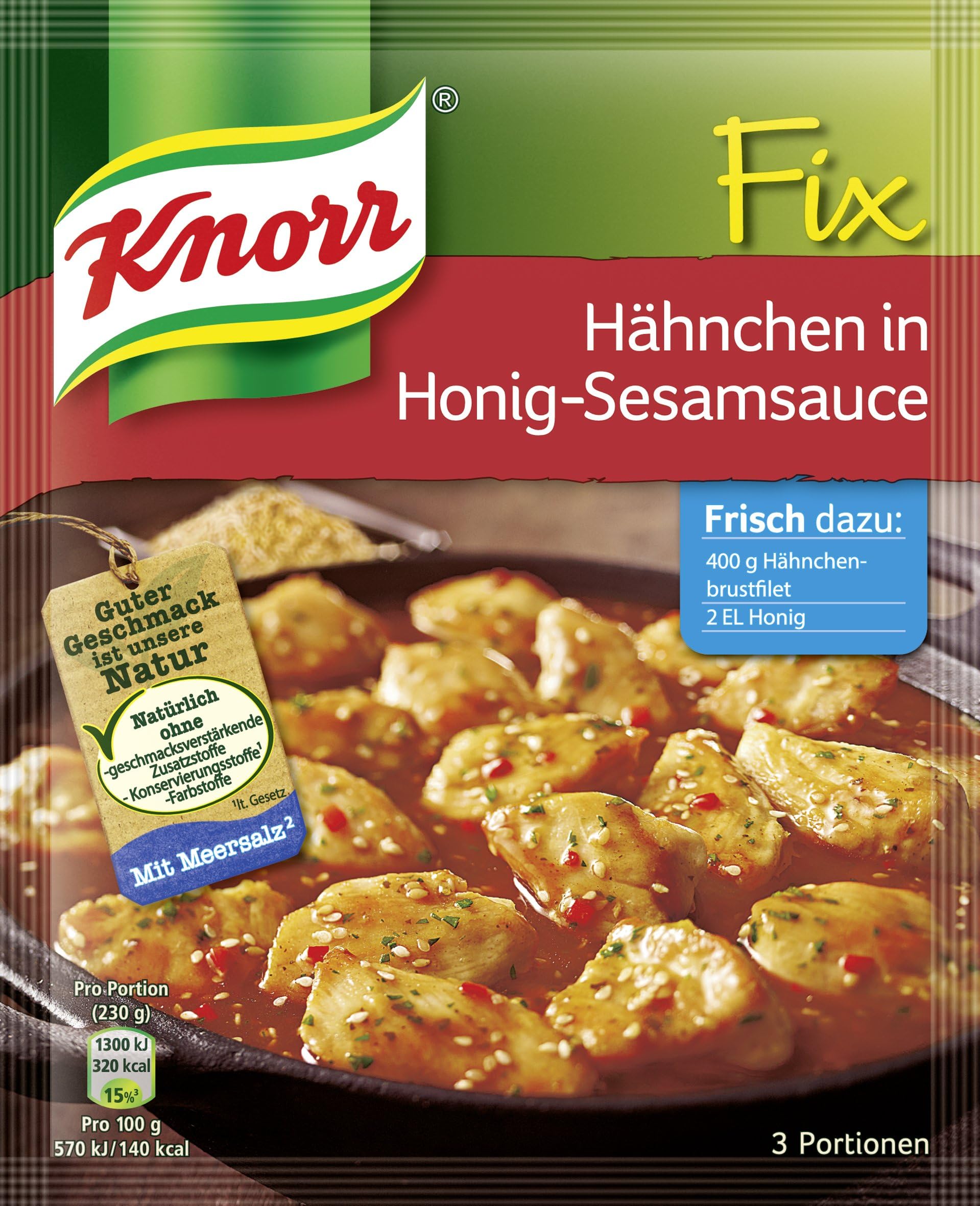 Knorr Fix Honig Sesam Hähnchen