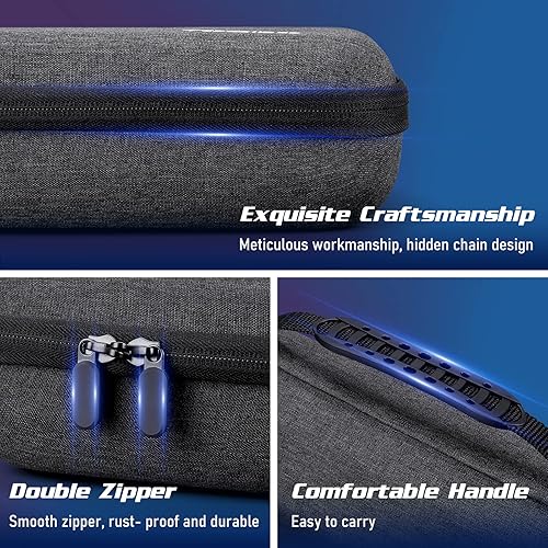 Miniatura 5 de TOQIBO Funda protectora de transporte para cubierta de vapor, funda de transporte portátil compatible con consola de vapor y accesorios, funda de