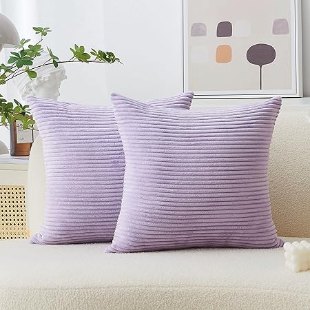 light purple pillows