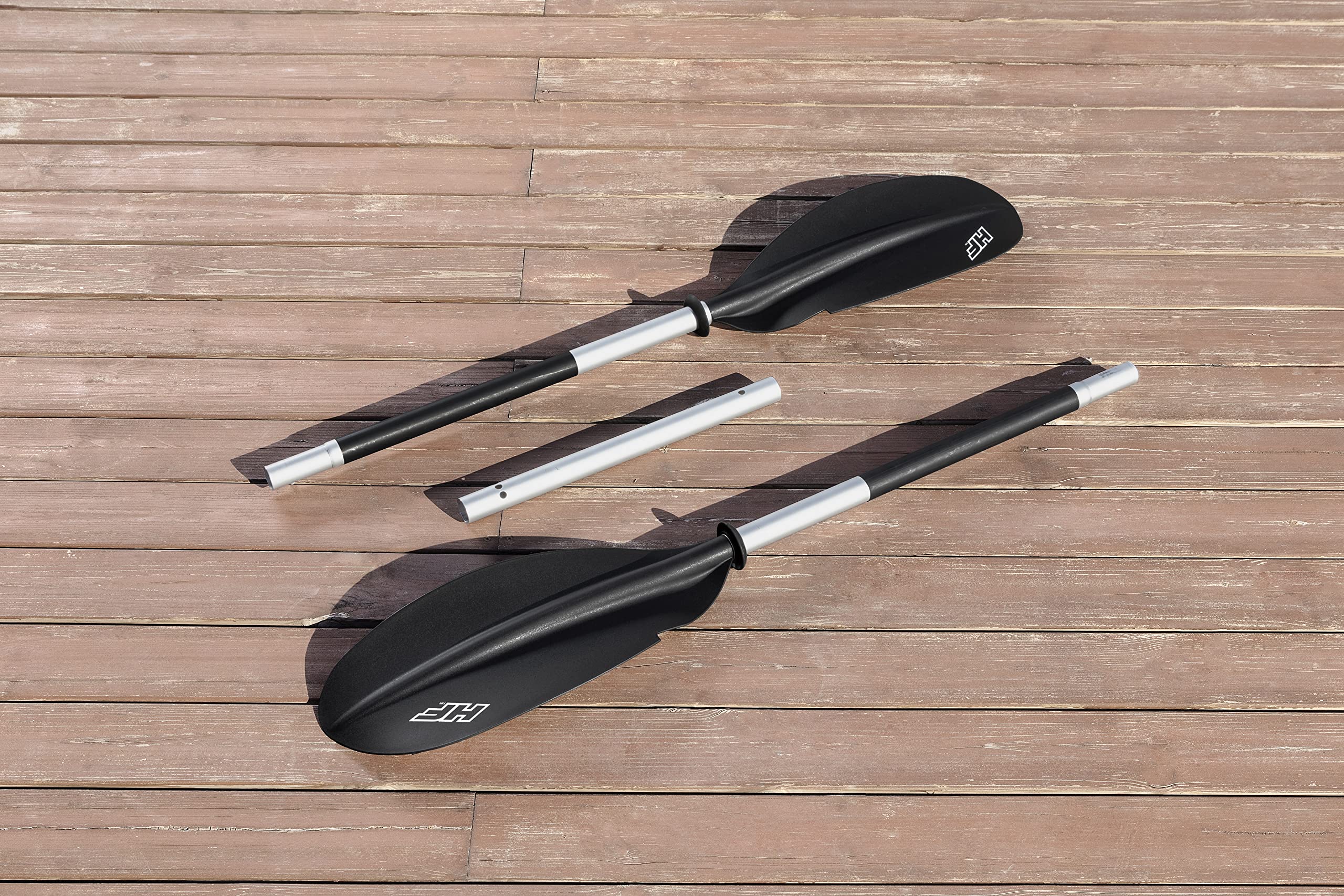Bestway Hydro-Force Rapid X3 Kayak Gonfiabile con pompa a mano, pagaie, sedili, pinne e borsa portaoggetti | 3 posti