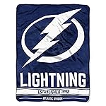 Northwest NHL Tampa Bay Lightning Unisex-Adult Micro Raschel Throw Blanket, 46 x 60, Break Away