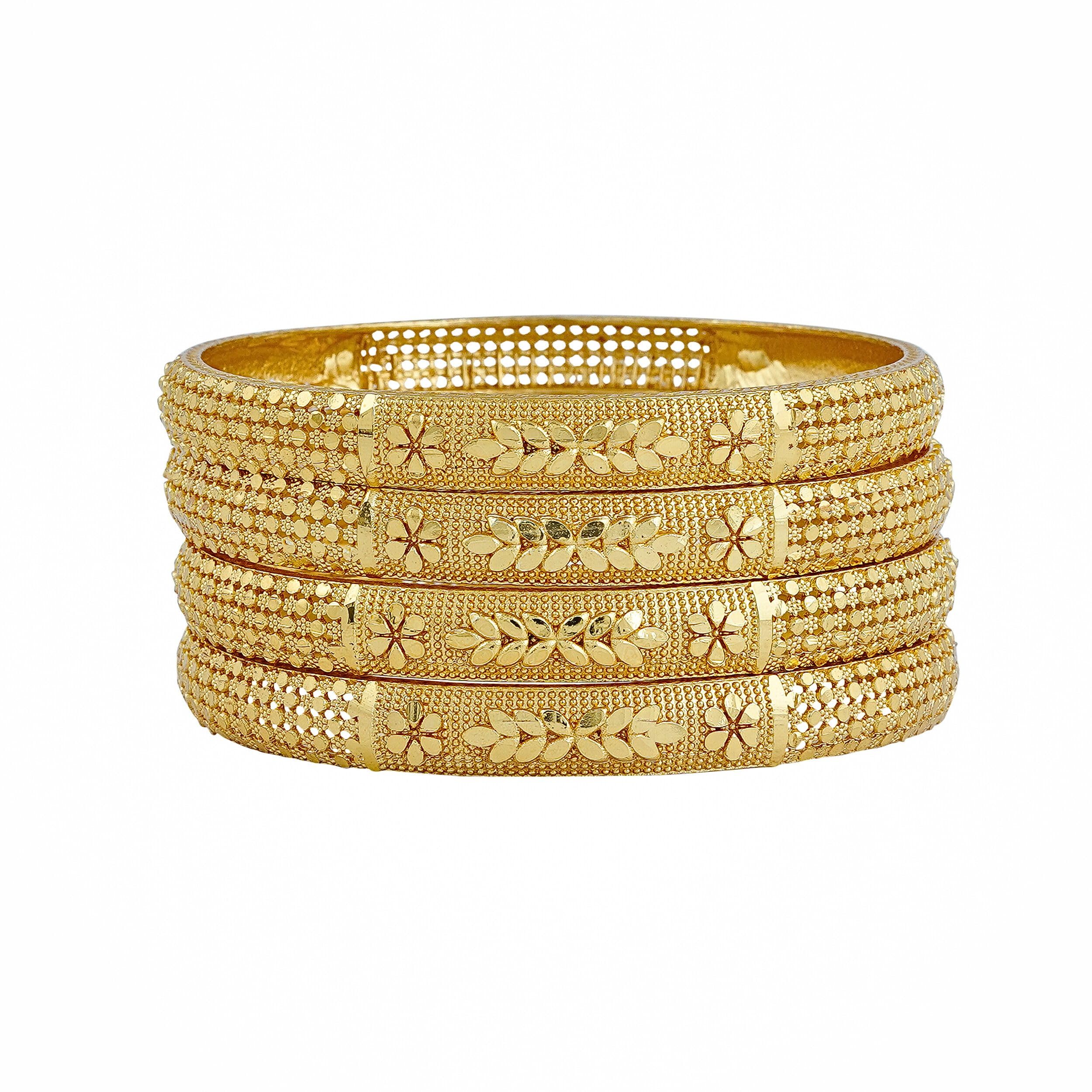 Mansiyaorange Four Gold Plated Bangle Bangdi Chudi for Women (B0CHMS8SXY) Amazon Price History, Amazon Price Tracker