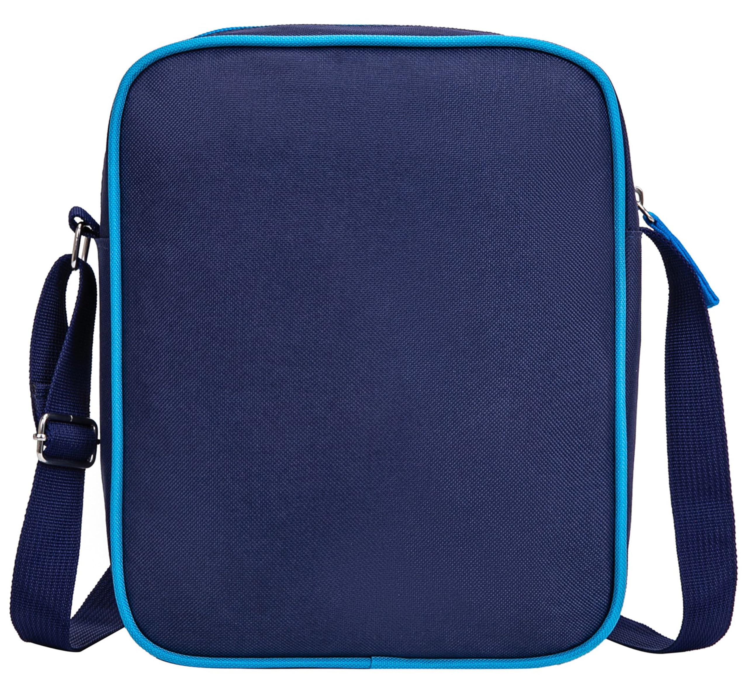 OLYMPIQUE DE MARSEILLE Tasche für Erwachsene - Offizielle Kollektion, Einfarbig, Blu, 25 x 20 x 10 cm, Reißverschluss, Top Handle, Polyester 100%