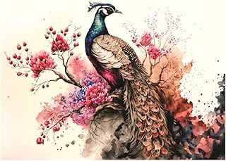 Peacock Decoupage Rice Paper (1pc)