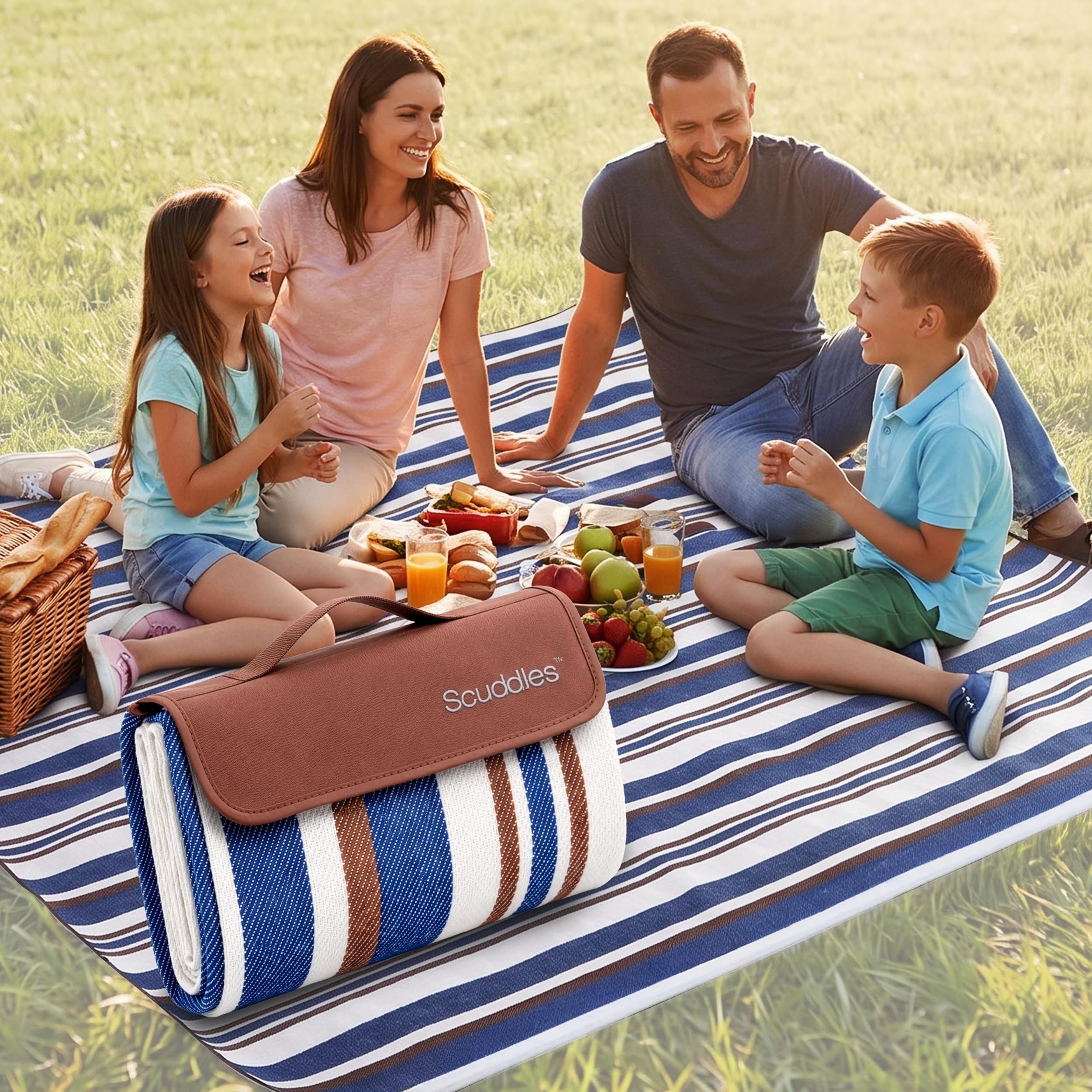 scuddles Extra Large Picnic Blanket
