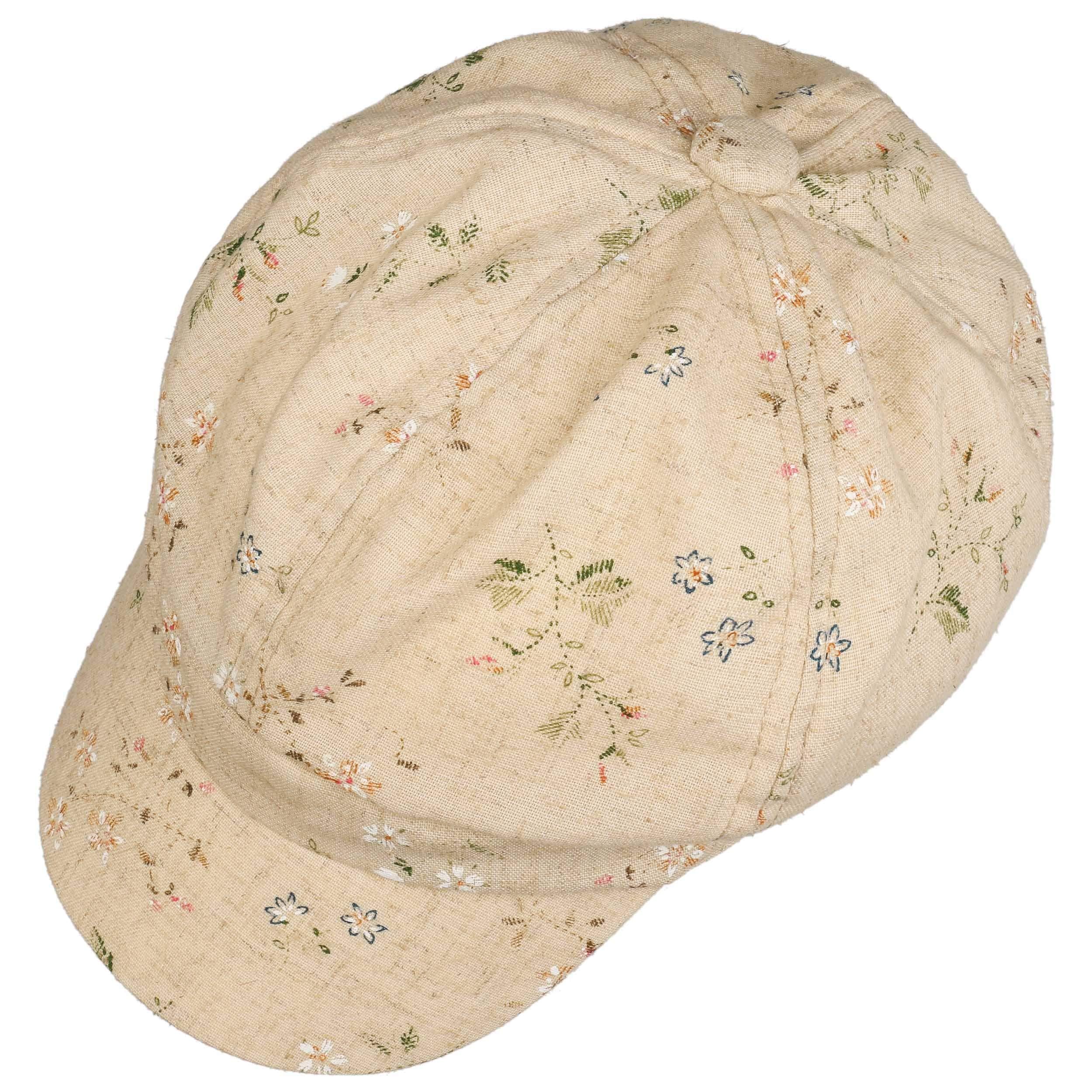 Lipodo Flowers Ballonmütze Schirmmütze geblümt Mehrfarbig Damen Frühling Sommer