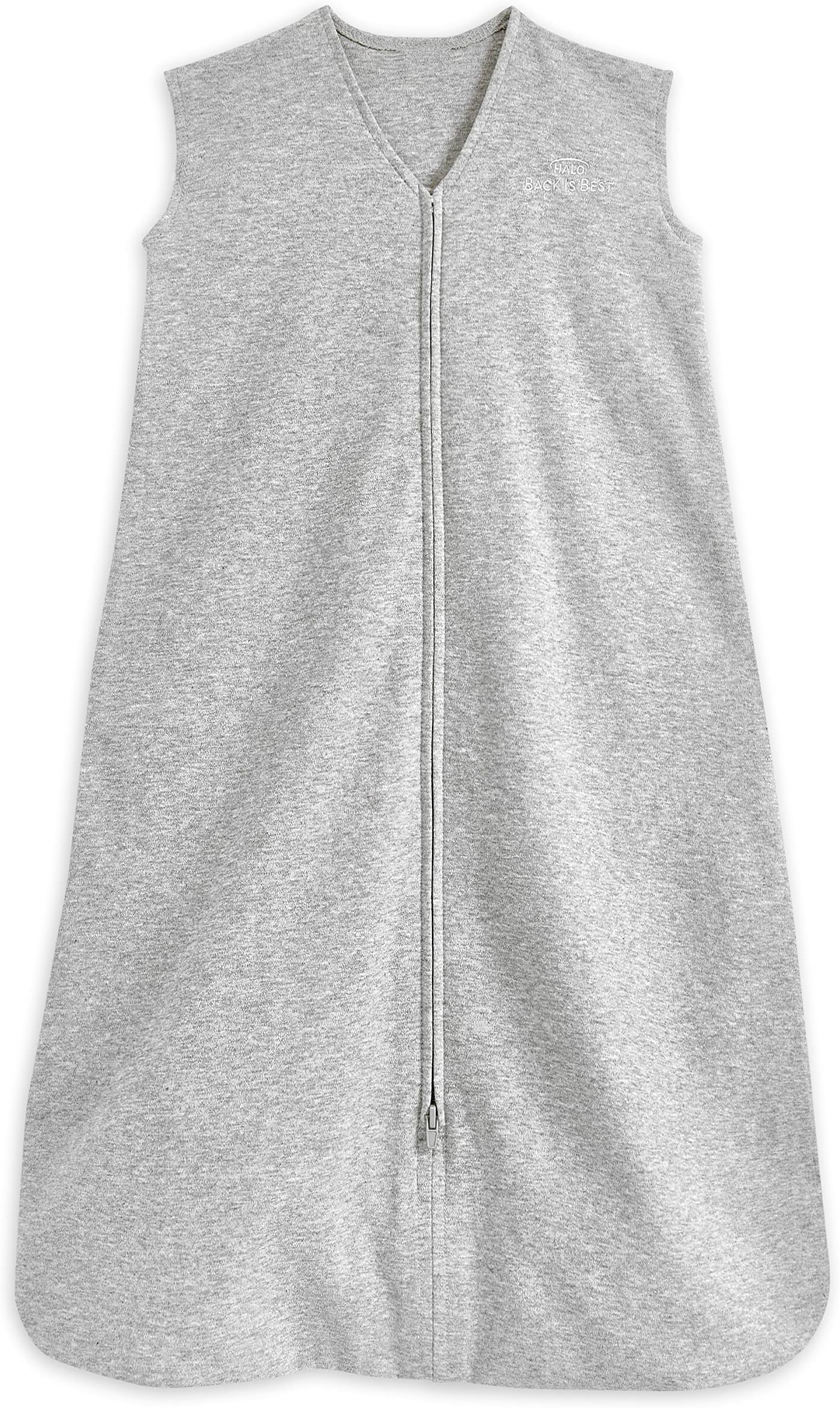 SleepSack, 100% Cotton Wearable Blanket, Swaddle Transition Sleeping Bag, TOG 0.5, Heather Grey, X-Large, 18-24 Months