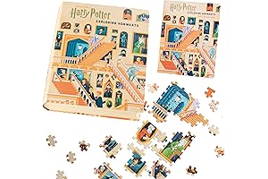 Harry Potter Hogwarts Jigsaw Puzzle with Keepsake Book Box, 500 Pieces