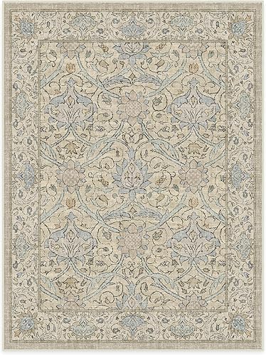 Vista 184 de RUGGABLE x Morris & Co Tapete prémium de pasillo lavable, para pasillo, cocina, entrada, sala de estar, dormitorio u oficina, con base Madreselva