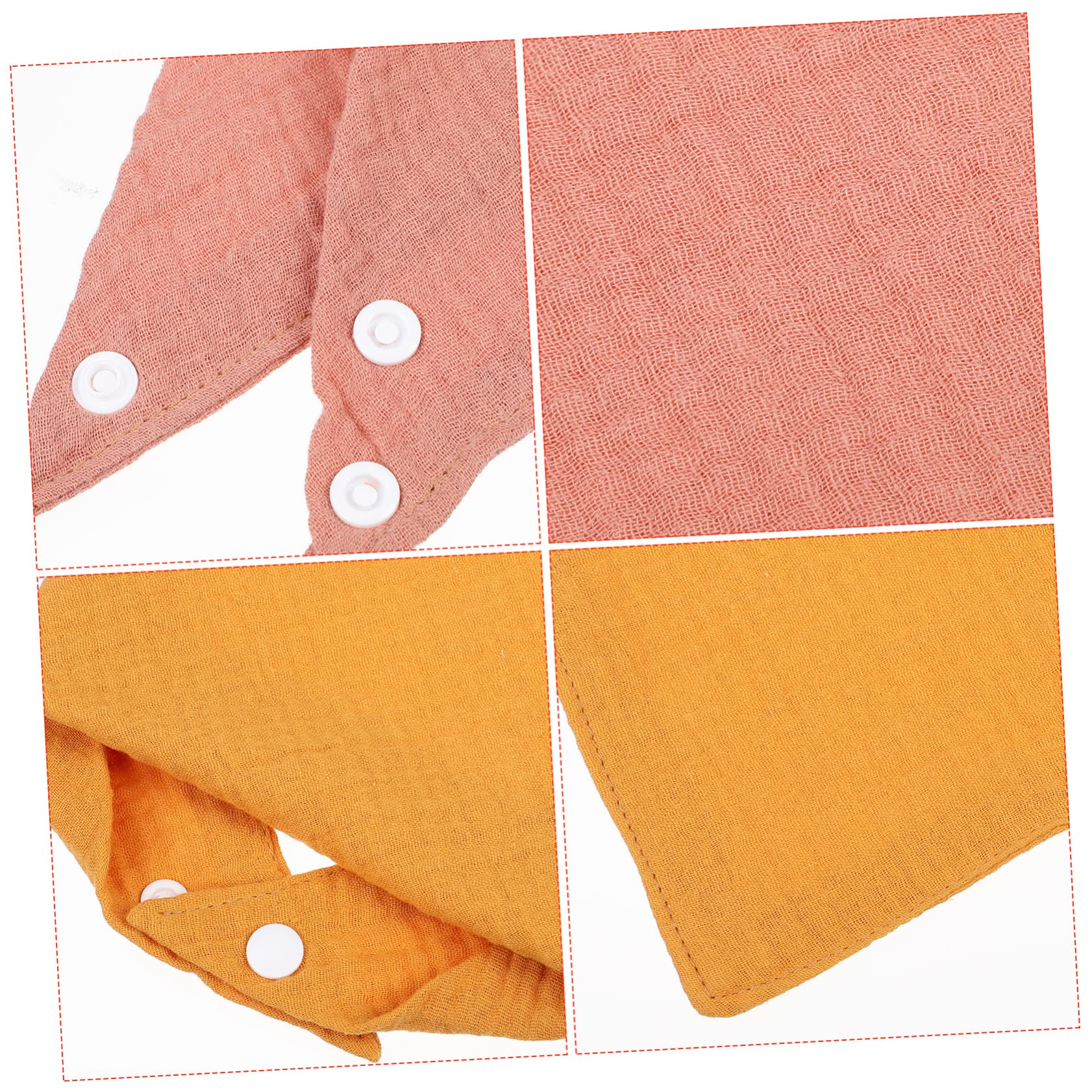GALPADA 18piezas Baberos Triangulares Para Bebés Pack De Impermeables y Ajustables Para Alimentación y Dentición Unisex Etc