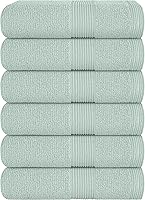 Vista 26 de Belizzi Home: Juego de 2 toallas grandes de baño de algodón de alta calidad, 35x70 pulgadas, algodón 100% puro, ideal para uso diario, ultrasuave