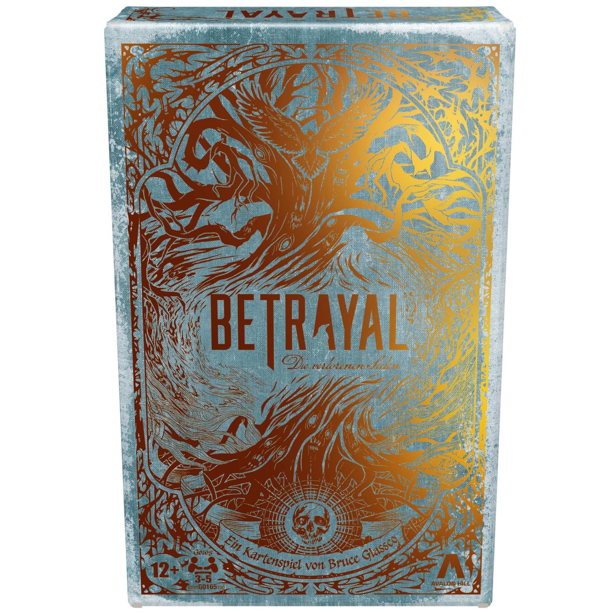 Betrayal Die verlorenen Seelen Kartenspiel, von Tarot inspiriertes Spiel mit geheimen Rollen - Deutsche Fassung, Rot, Weiß, Schwarz, Grau