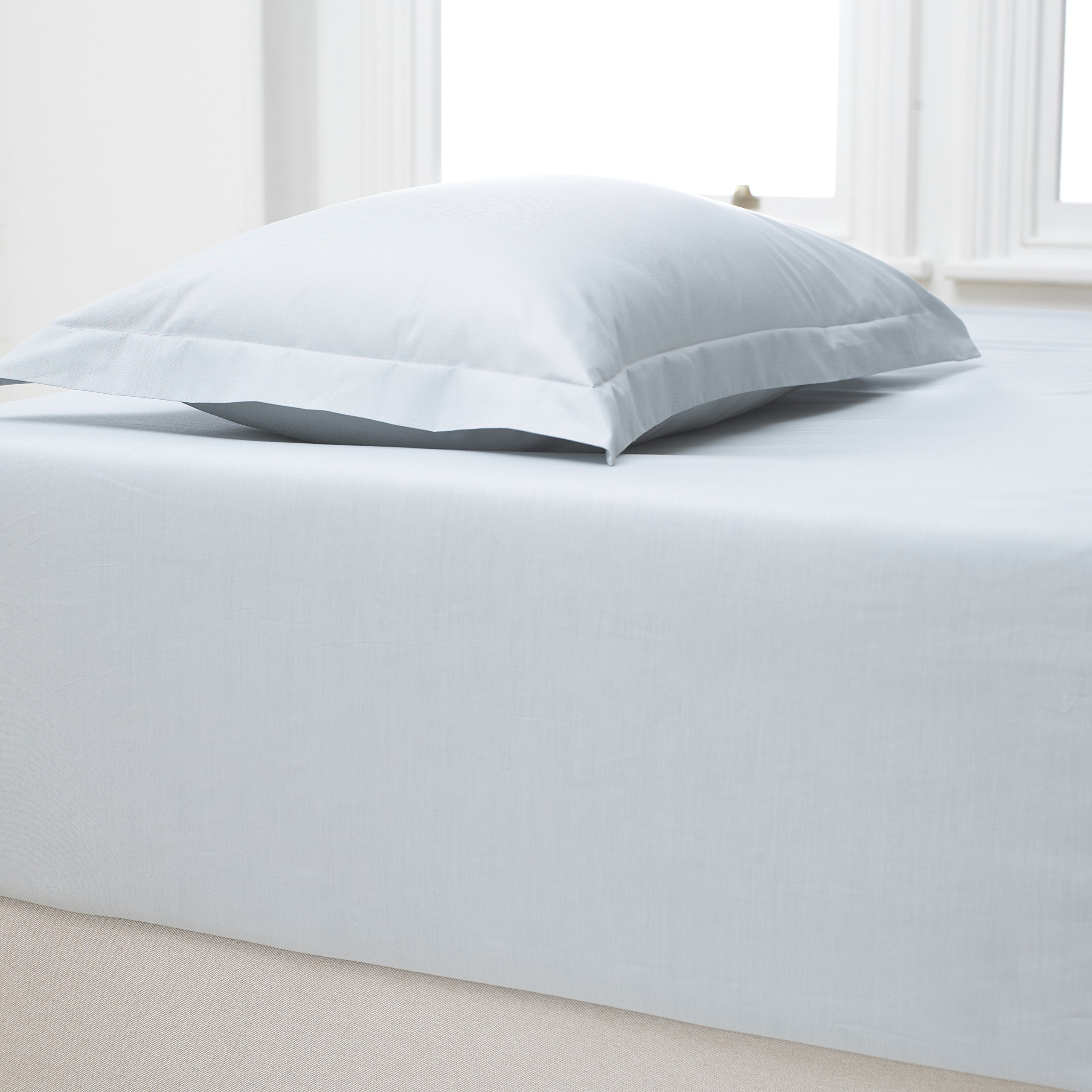 Easycare Percale 180 Thread Count Oxford Pillowcases, Grey