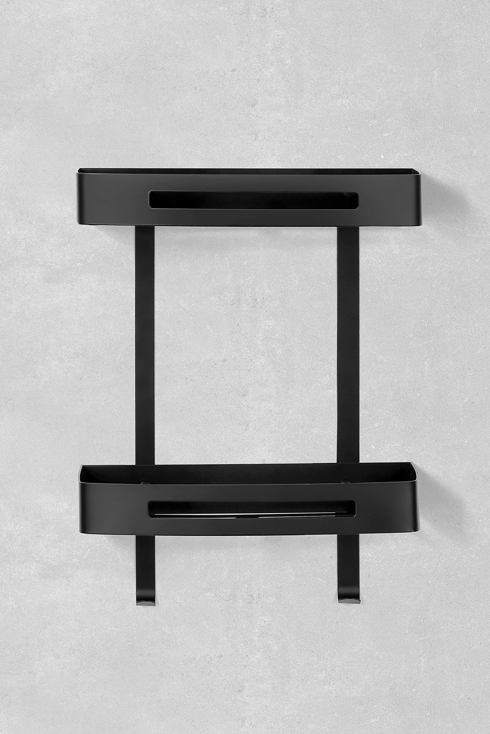 Cesta de Ducha de Acero Inoxidable - Estante Baño Ducha Bandeja Esquina Soporte Cesta Estantería de Pared Esquinero