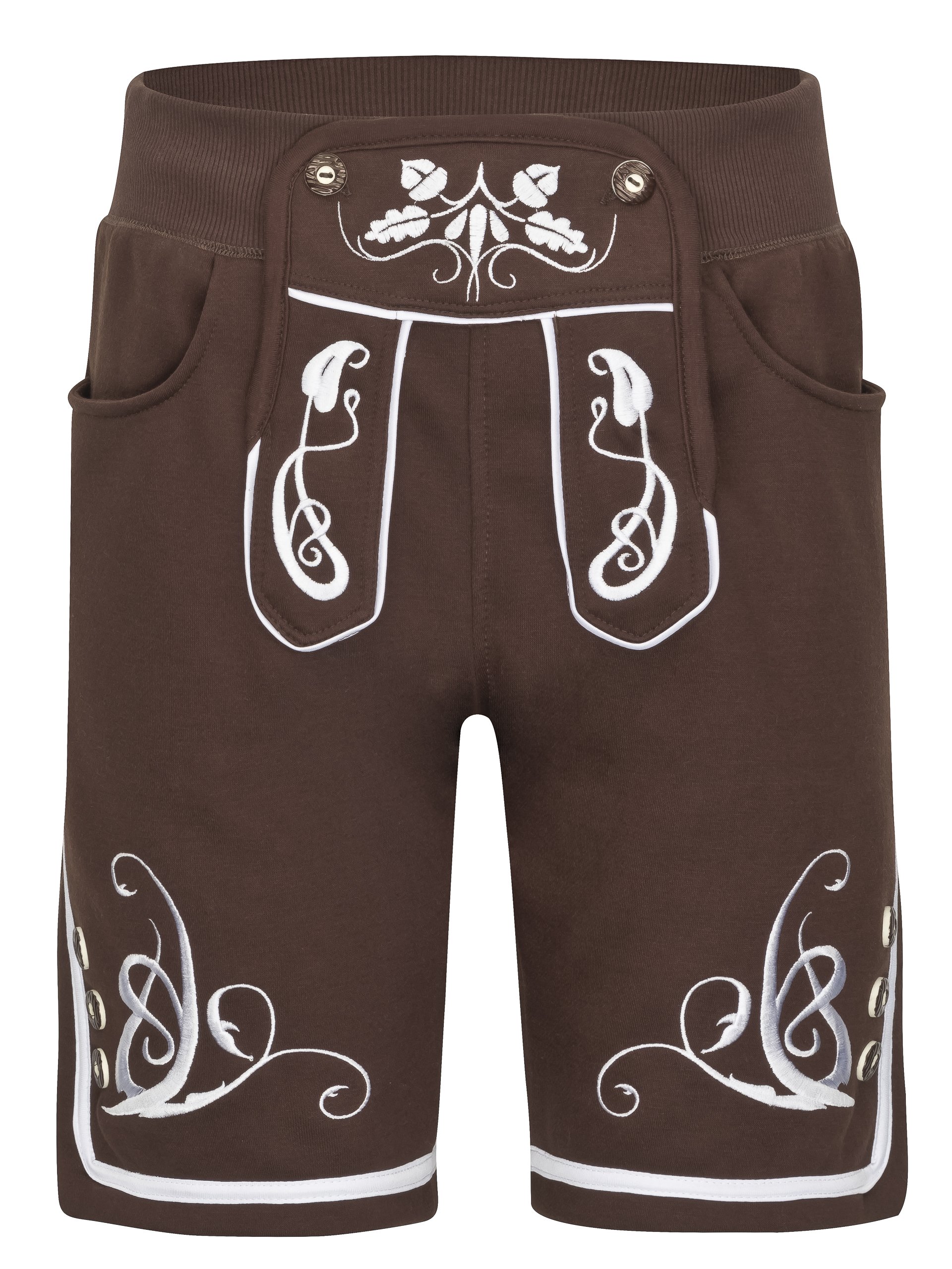 Lederhosen da Jogging da Uomo - Pantaloni da Jogging Ricamati - Trachtenhose Oktoberfest - Schöneberger Trachtenlederhose