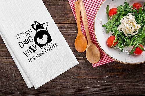 Miniatura 6 de QIYUHOY Toallas de cocina con purpurina Corgi de 16 x 24 pulgadas, paños de cocina modernos de algodón, paños de cocina, paño de cocina, saco de