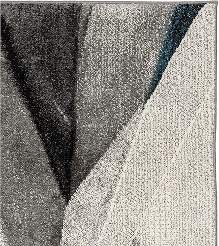 Miniatura 16 de SAFAVIEH Hollywood Collection - Alfombra cuadrada de 4 pies, diseño moderno de mediados de siglo, no desprende pelusa y de fácil cuidado, ideal