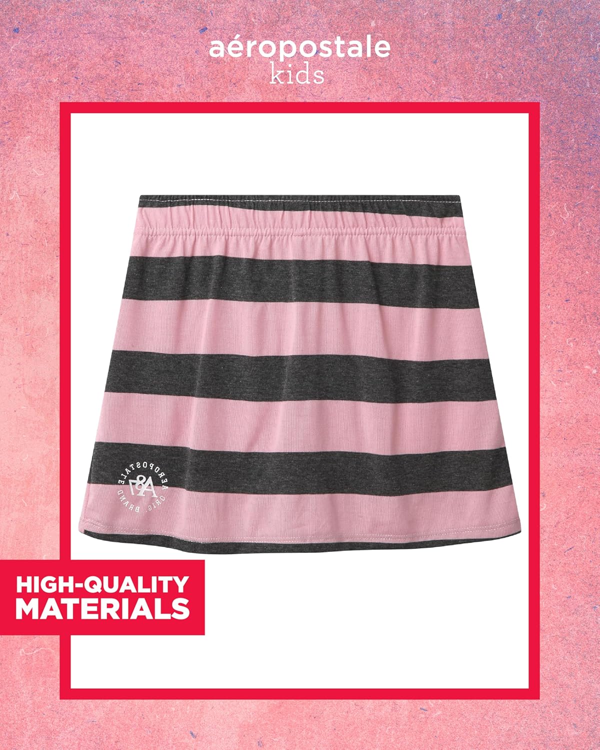 AEROPOSTALE Girls Skort Set - 2 Piece Scooter Skorts for Girls and Long Sleeve Top Rugby Polo Scooter Skirt Set (7-12) - Image 6