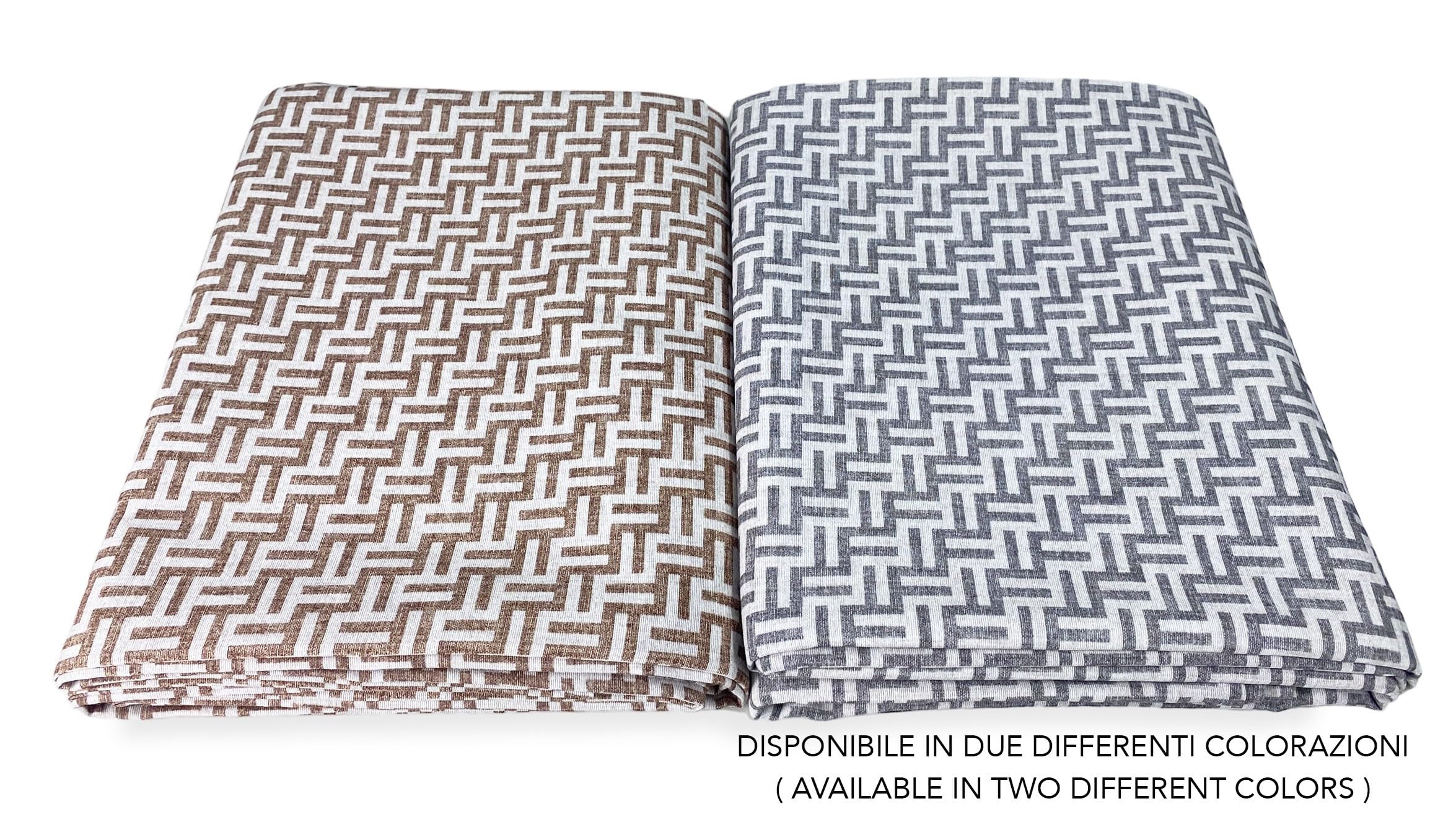 Tex family Mantel antimanchas de resina Turín Fashion gris – cm 140x360x24 personas