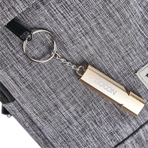 Vista 13 de Noopel Silbatos de emergencia, silbato de seguridad con cordón y llavero para acampar al aire libre, senderismo, barco, mochilero, pesca, kayak