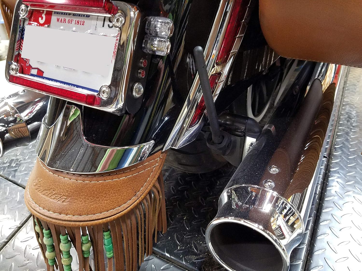 AntennaMastsRus - The Original 6 3/4 Inch is Compatible with Kawasaki Vulcan Vaquero | Voyager (2009-2023) (All Models) - Short Rubber Antenna - Internal Copper Coil - Premium Reception