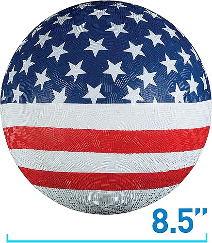 Miniatura 6 de Franklin Sports Pelotas de patio de juegos para niños, pelotas de goma + pelotas de juegos para niños, ideales para dodgeball, kickball, 4 juegos
