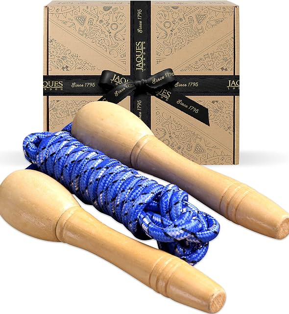 Jaques of London Skipping Rope Kids | Wooden Skipping Rope for Kids | Playground Equipment Skipping Rope for Children | Since 1795