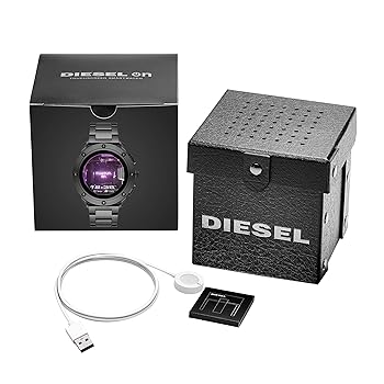 DIESEL スマートウォッチ AXIAL DZT2017 DT2017 Axial Smartwatch - Gunmetal-Tone Stainless Steel | Diesel