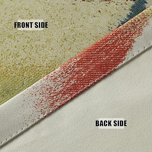 Miniatura 8 de Leeva Cortinas opacas geométricas de 96 pulgadas de largo, con aislamiento térmico, cortinas de oscurecimiento de habitación para sala de estar y