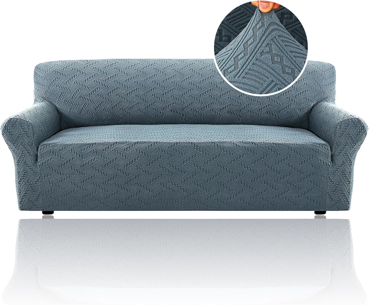 H.VERSAILTEX Jacquard Couch Cover High Stretch Sofa Covers