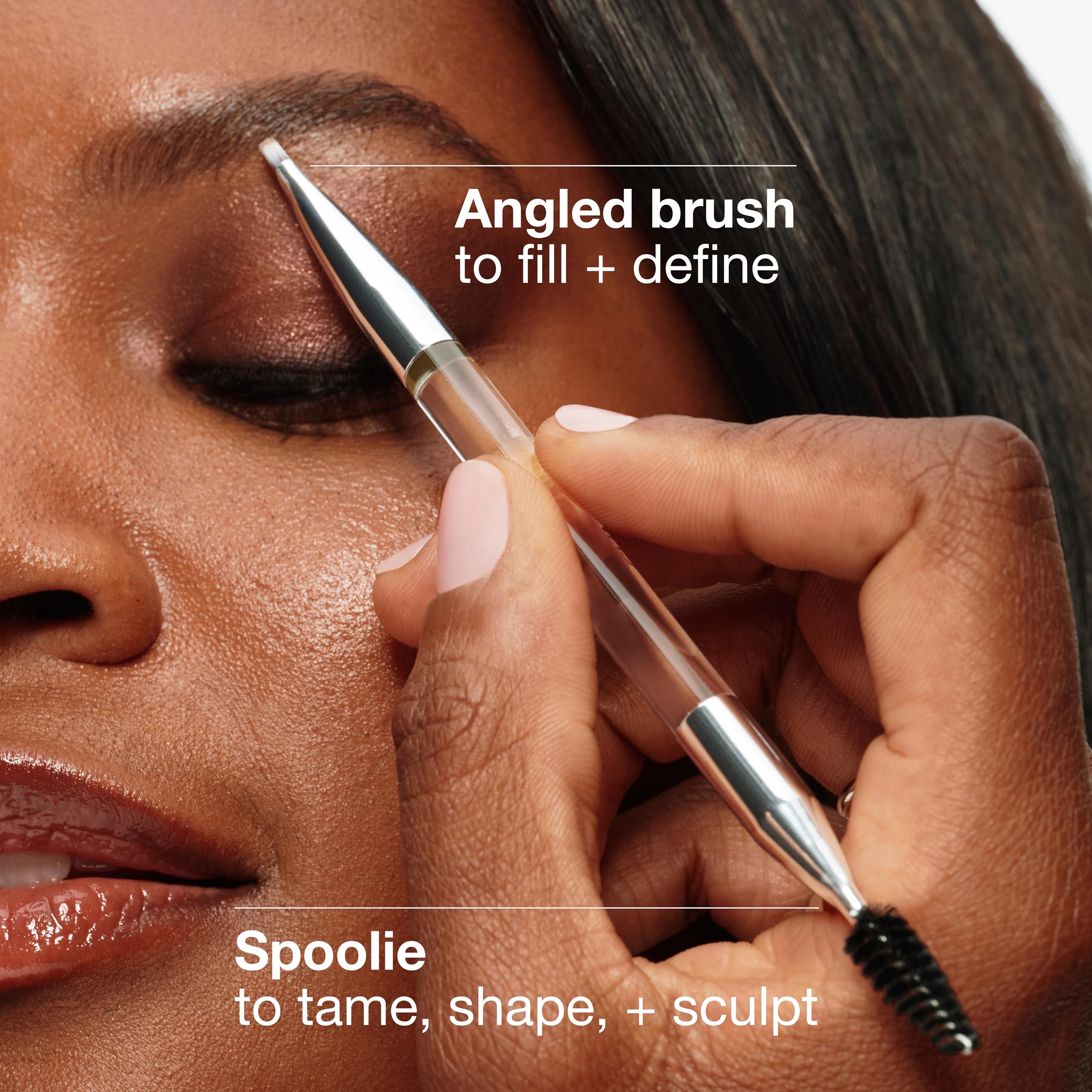 Clinique Dual-Ended Brow Brush for Filling and Defining Brows