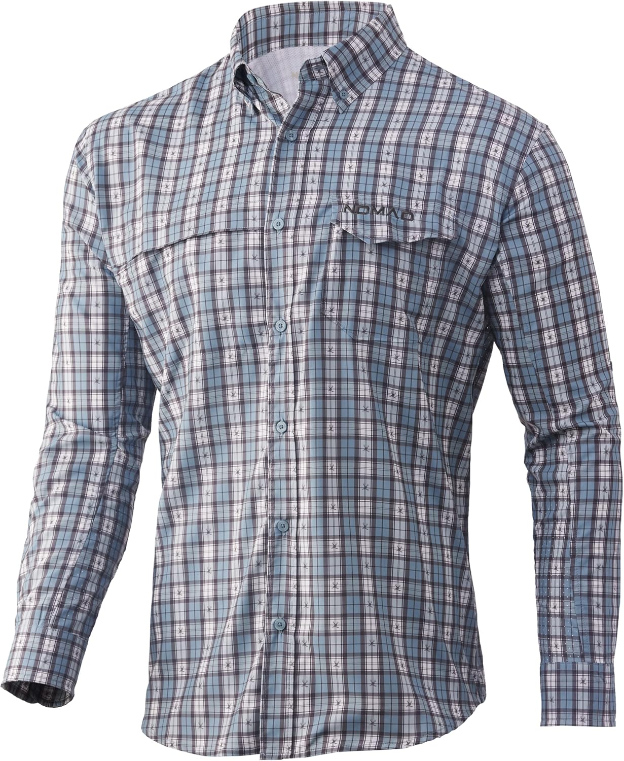 Nomad Men's Standard Stretch Lite Long Sleeve Performance Hunting Button Down Shirt