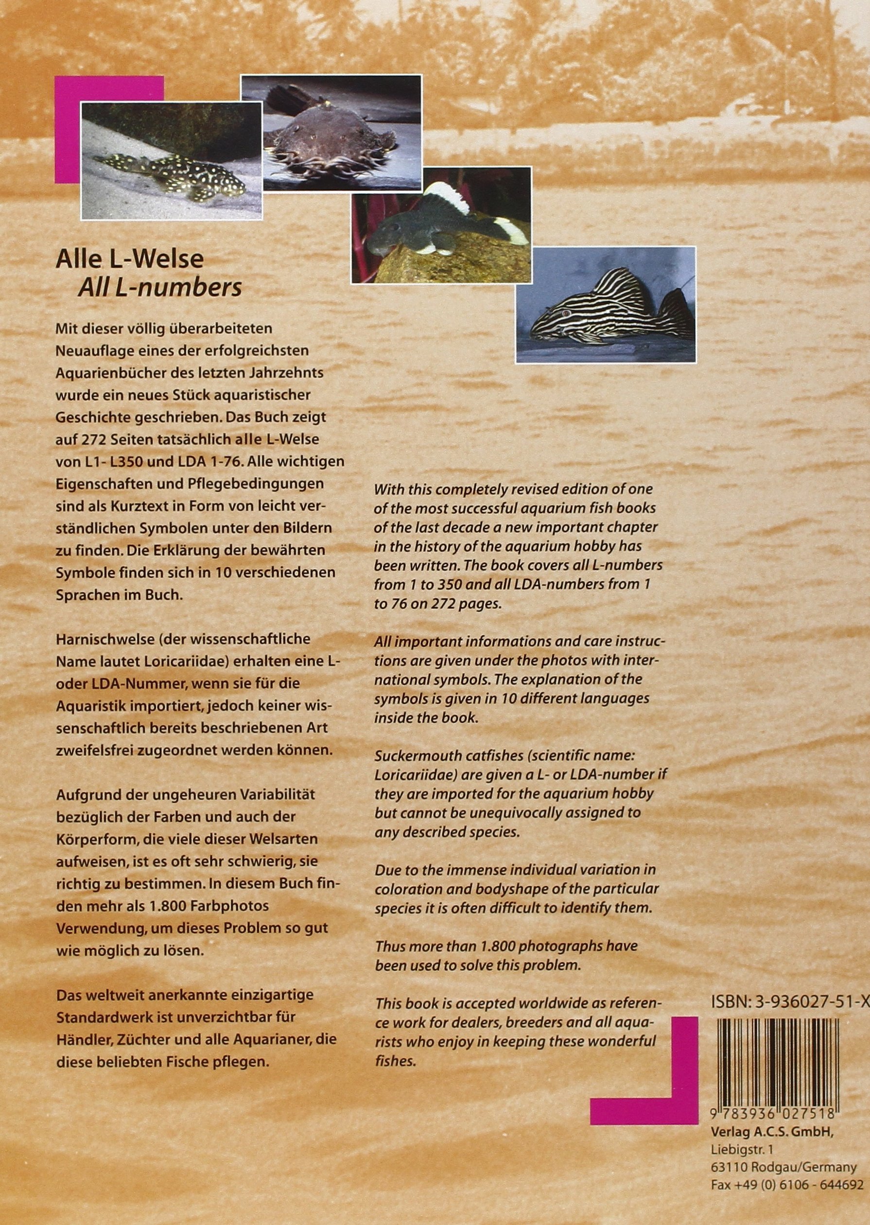 Aqualog Loricariidae: All L-numbers