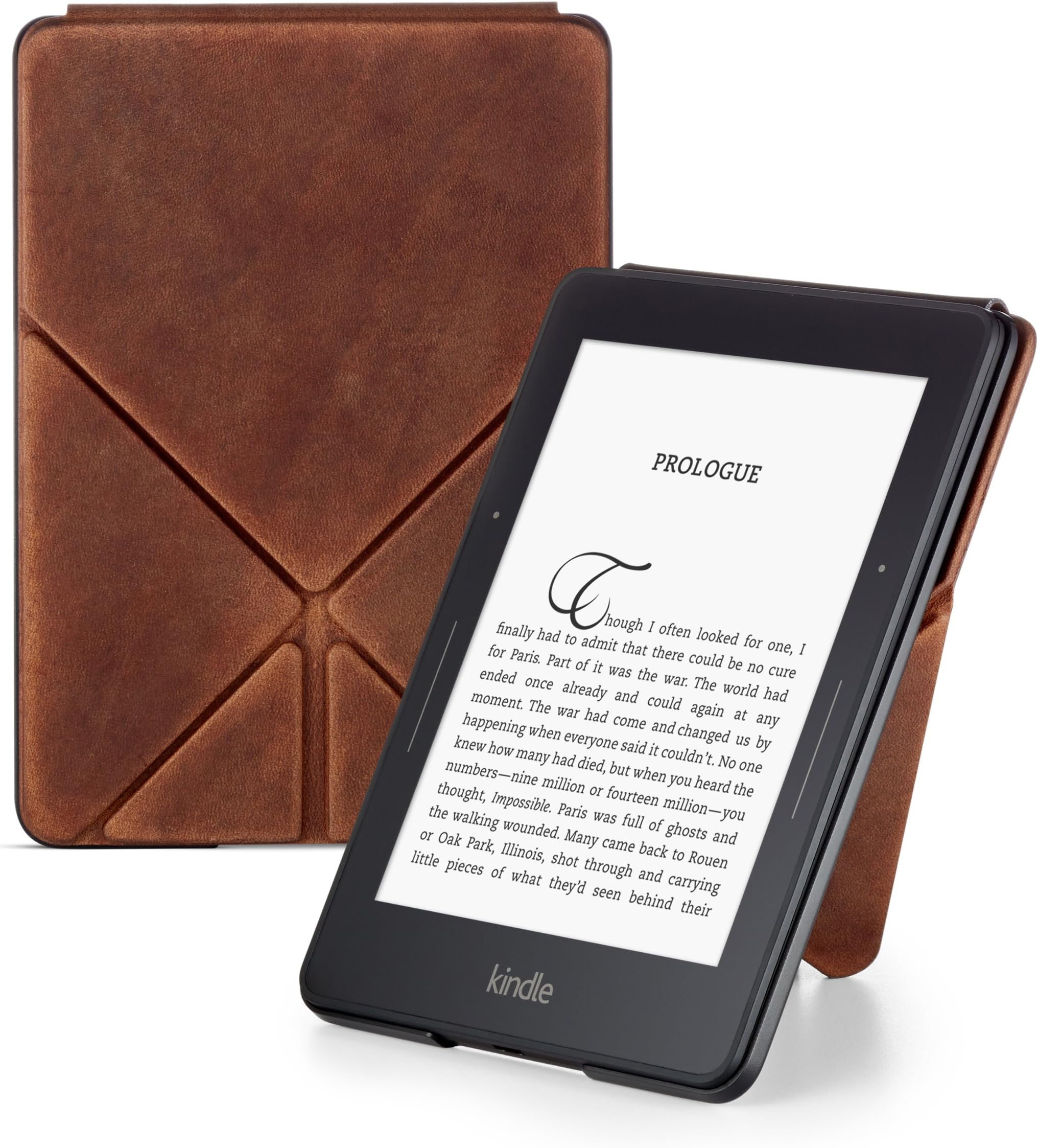 Limited Edition Premium Leather Origami Cover for Kindle Voyage