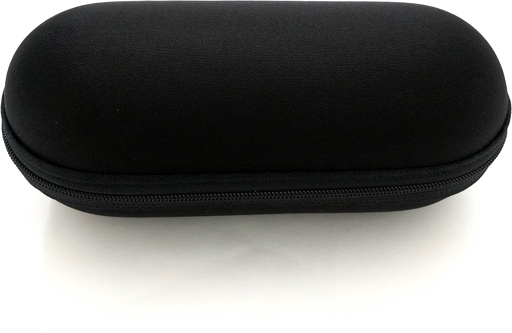 6" Medium Zippered Padded Pouch Hard Carrying Case Protective Glass Storage for Pipes (Black)