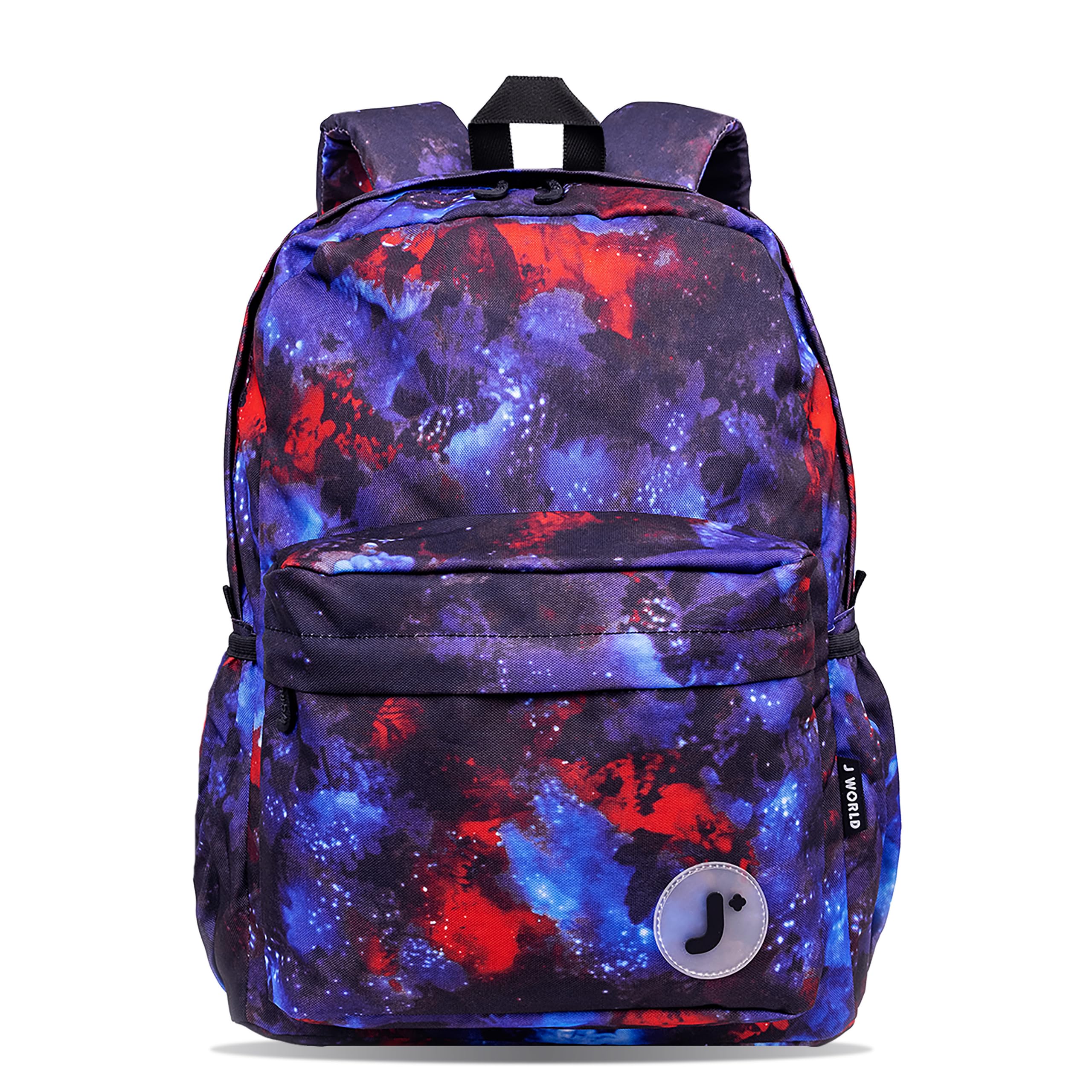 J World Oz Middle School Backpack for Kids. Cute Laptop Bookbag for Girls Boys, Galaxy