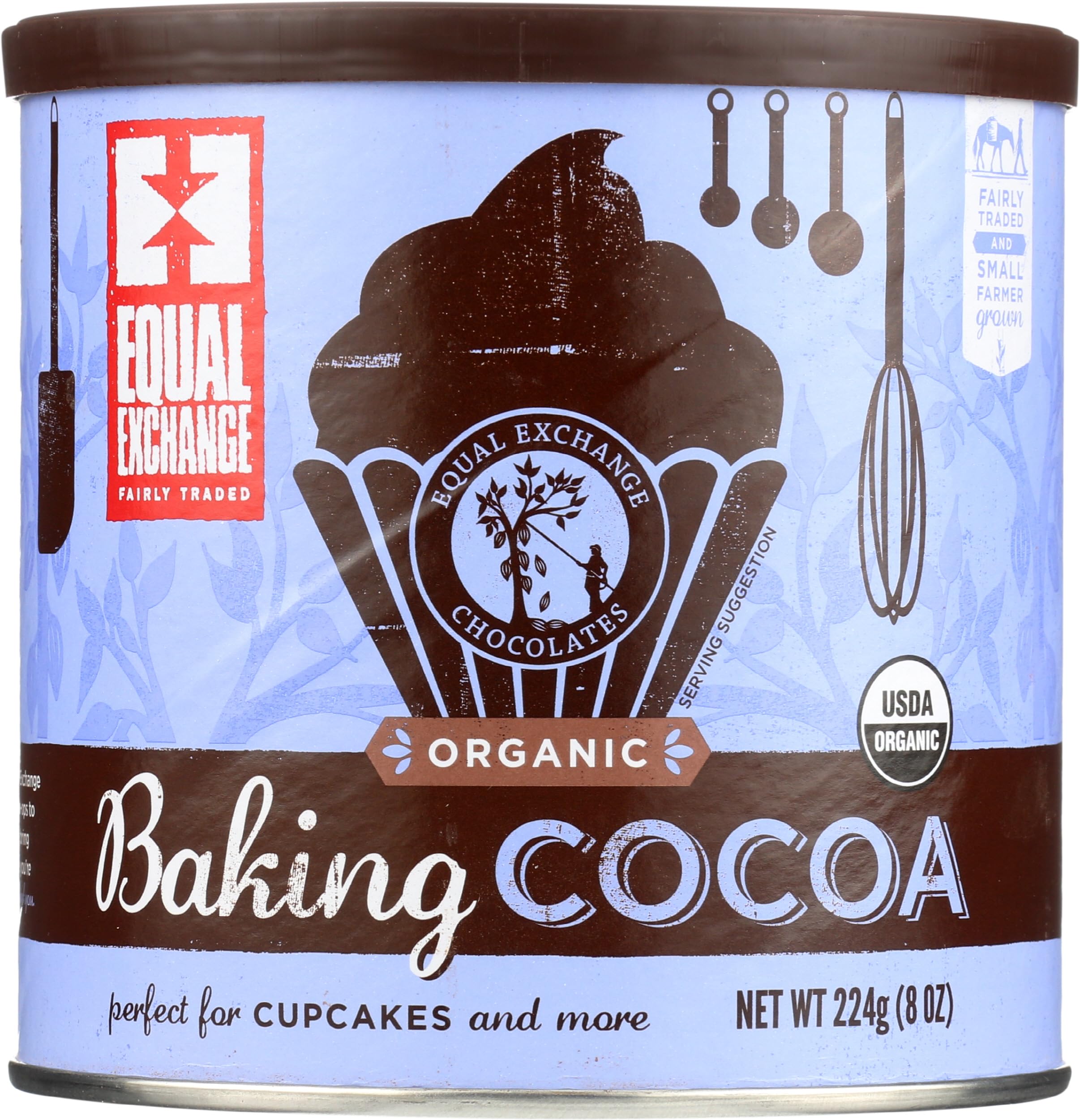 Equal Exchange, Can Baking Cocoa 8 Ounce