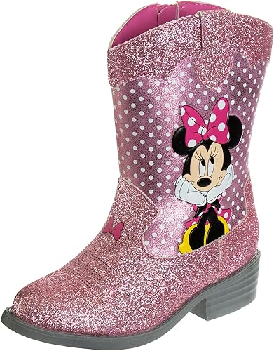 Disney Frozen Boots - Botas vaqueras Minnie Mouse para niña pequeña