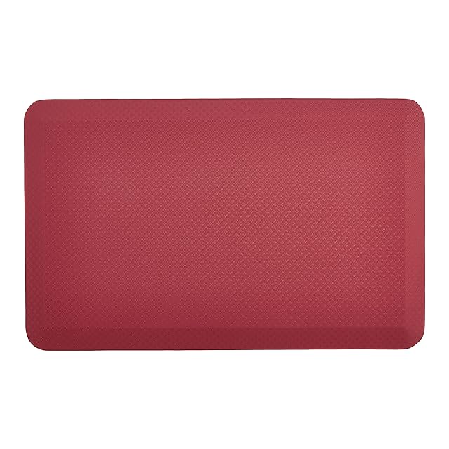 Amazon Commercial 1.9 cm Anti-Fatigue Ergo Comfort Standing, 50.8 x 81.2 cm - Red