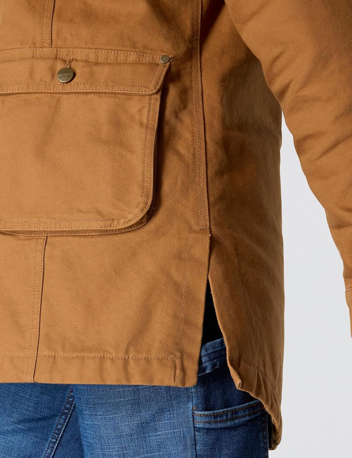 Carhartt Women's Loose Fit Washed Duck Coat - Image 5