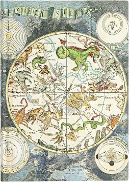 Celestial Planisphere Midi Lined Softcover Journal, 176pg, 100GSM by Paperblanks (Early Cartography)