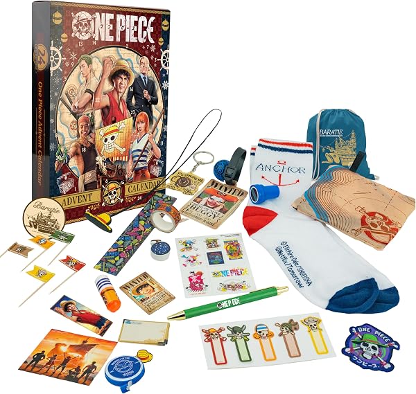 Cinereplicas - Calendrier de l'Avent One Piece - Licence officielle - 2