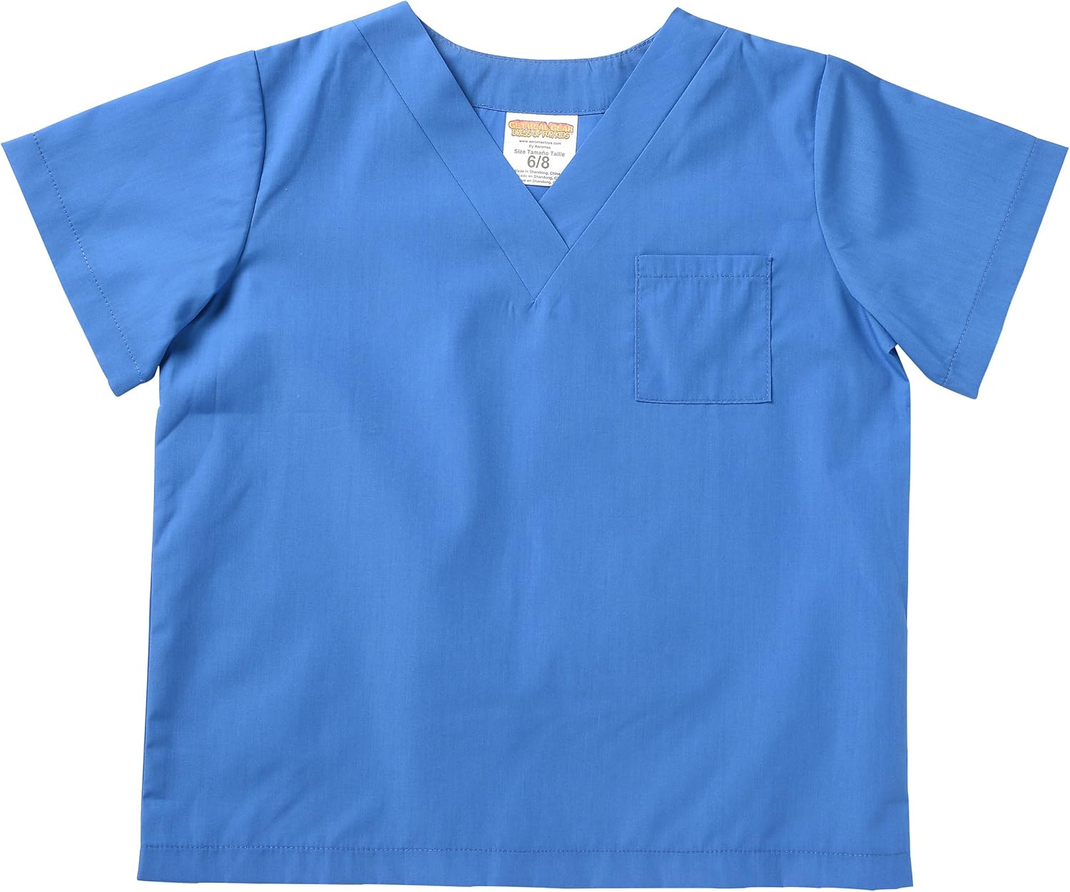 Aeromax DRA-68 Dr. Scrubs Costume Set, 6/8", Astor Blue