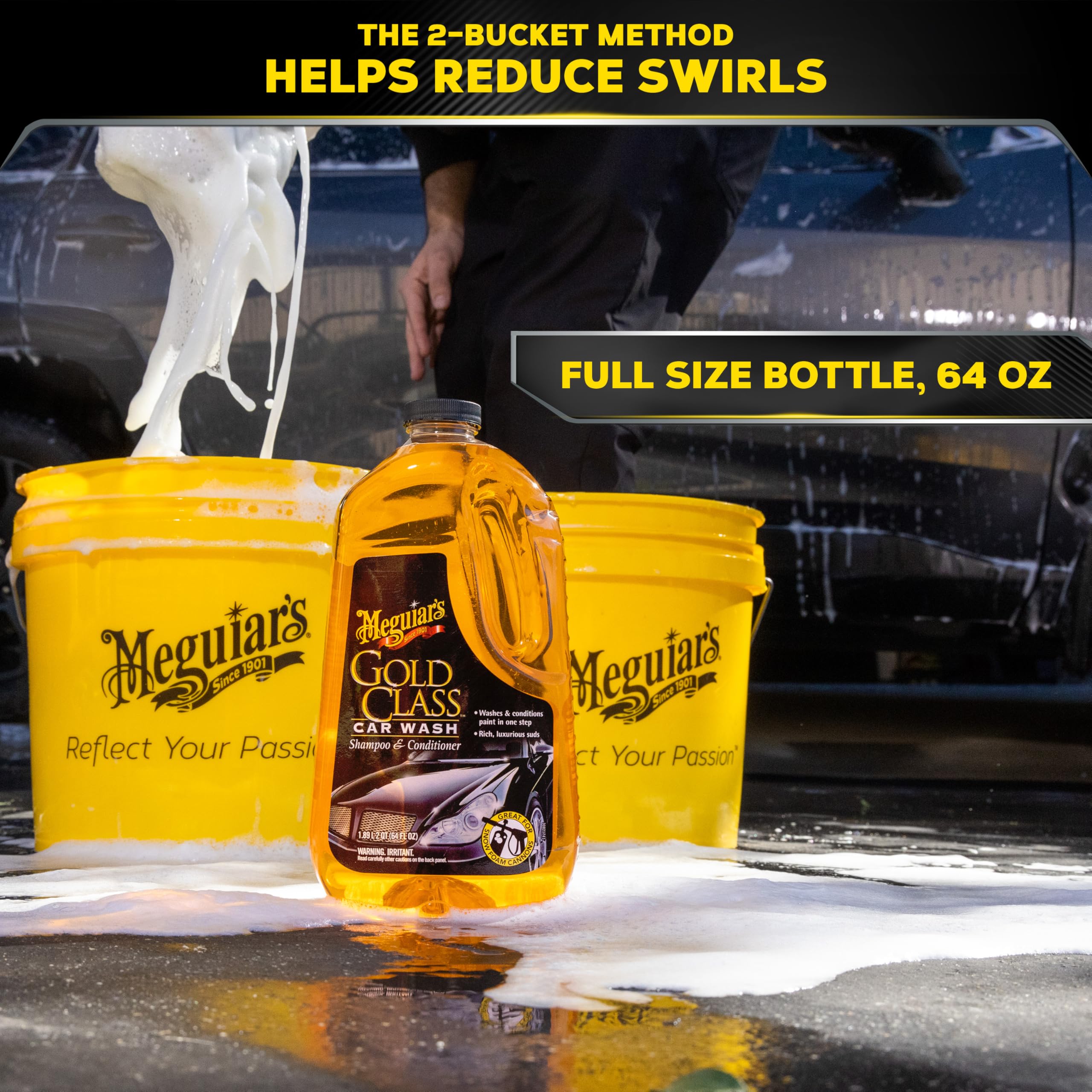 Meguiar's Shampooing Gold Class Grand Format 1,89l G7164EU