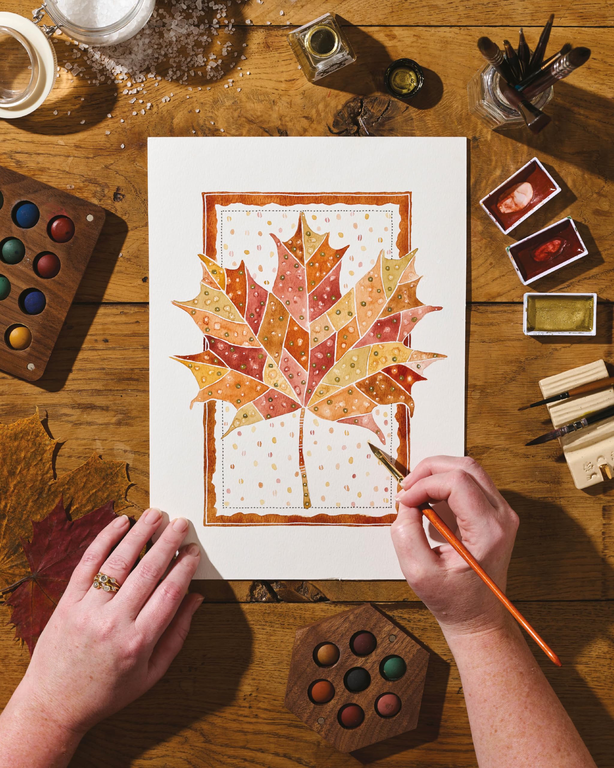Creative Abstract Mixed Media : The Beginner's Guide to Expressive Painting with Watercolor and More!
