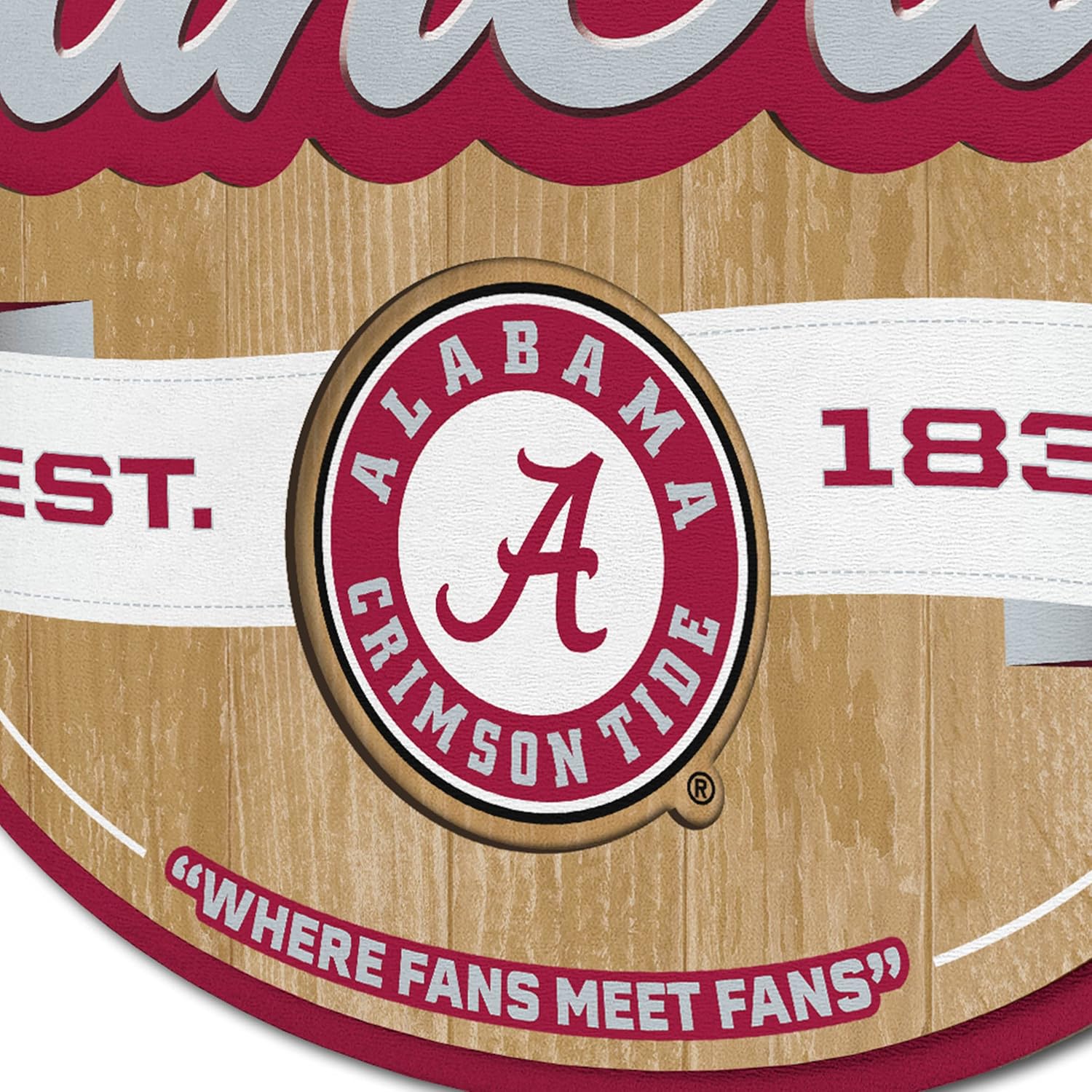 YouTheFan NCAA Officially-licensed FanCave 3D wall art - ready-to-hang, 3D multi-layered construction - floating wall mount design - Perfect fan gift
