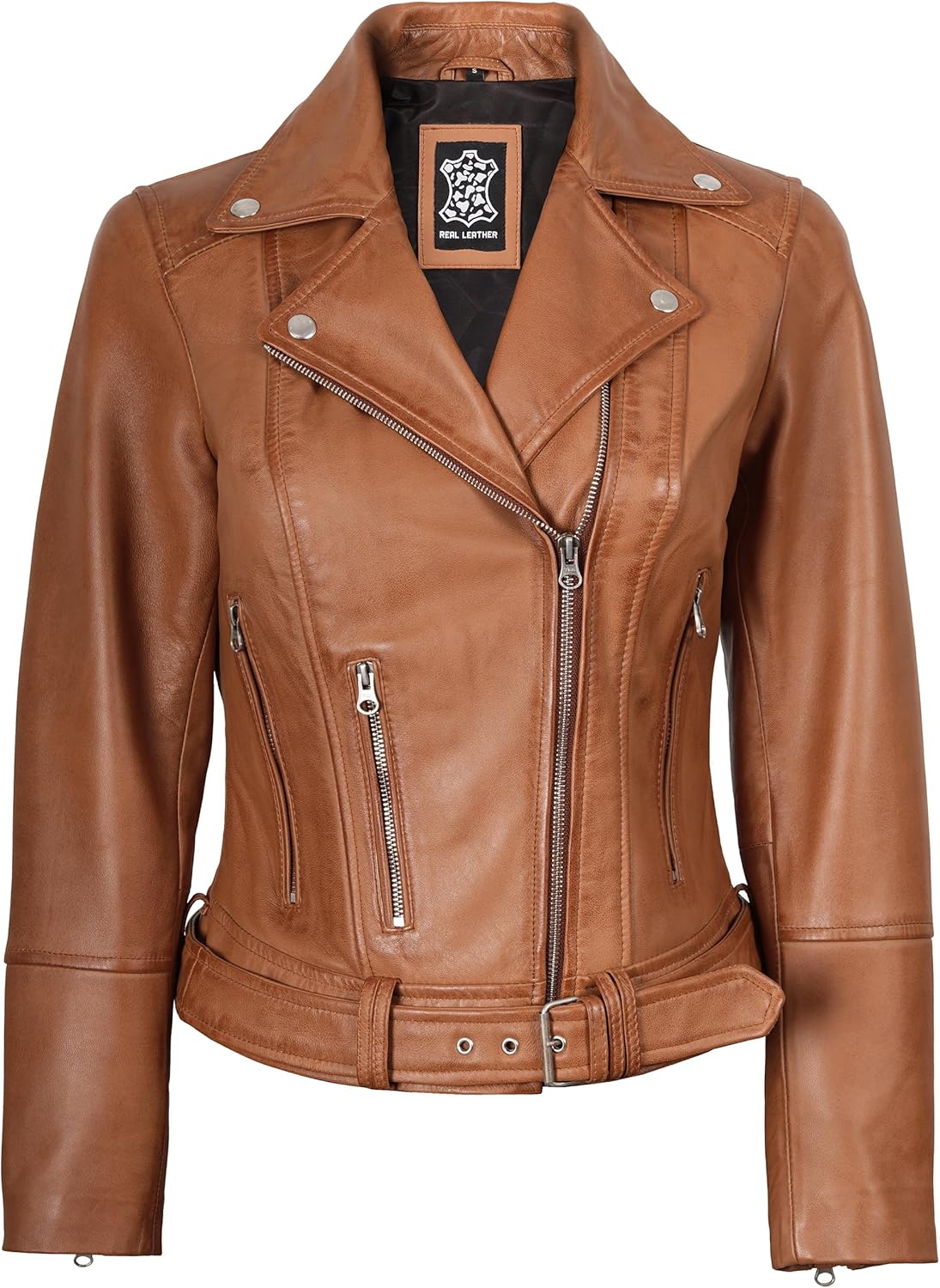 Decrum Women Leather Jacket – Real Lambskin Stylish Leather Jackets for Women - Image 2