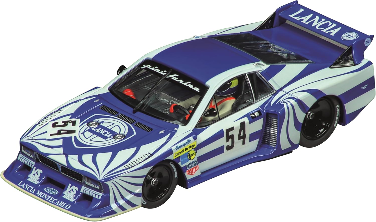 Carrera 32030 Lancia Beta Montecarlo Turbo No.54 6h Silverstone 1980 1:32 Scale Digital 132 Slot Car