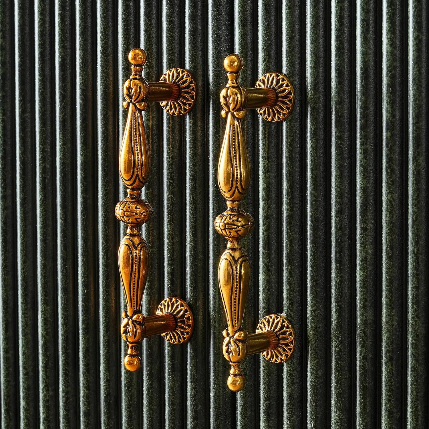10 Pack Cabinet Pulls 3.78" (96mm) Hole Center Drawer Pull Cabinet Handles for Cupboard Dresser Wardrobe Kitchen Fixture＆ Bathroom Fixture